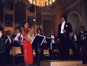 Liu Fang performed
two pipa concertos in Praque